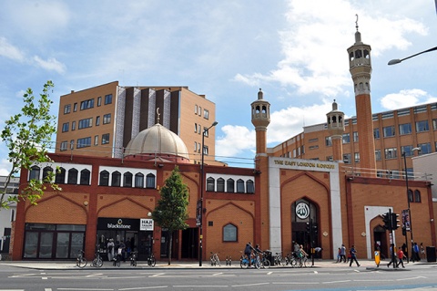 East London Mosque, London, , United Kingdom, 2013-8-4, 