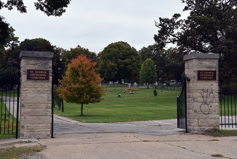 Islamic Cemetery @ St. George Cemetery, Cedar Rapids, IA, United States, 2019-10-19, 