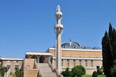 Mosque of Rome, Rome, , Italy, 2013-8-11, 