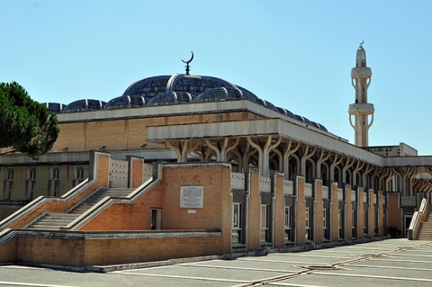Mosque of Rome, Rome, , Italy, 2013-8-11, 